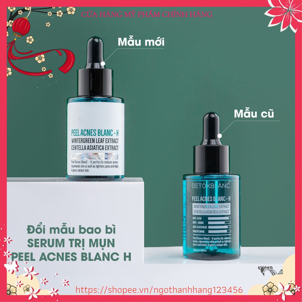 🎀🎀🎀combo detox blanc mặt nạ sủi bọt và serum mụn mẫu H 🎀🎀🎀