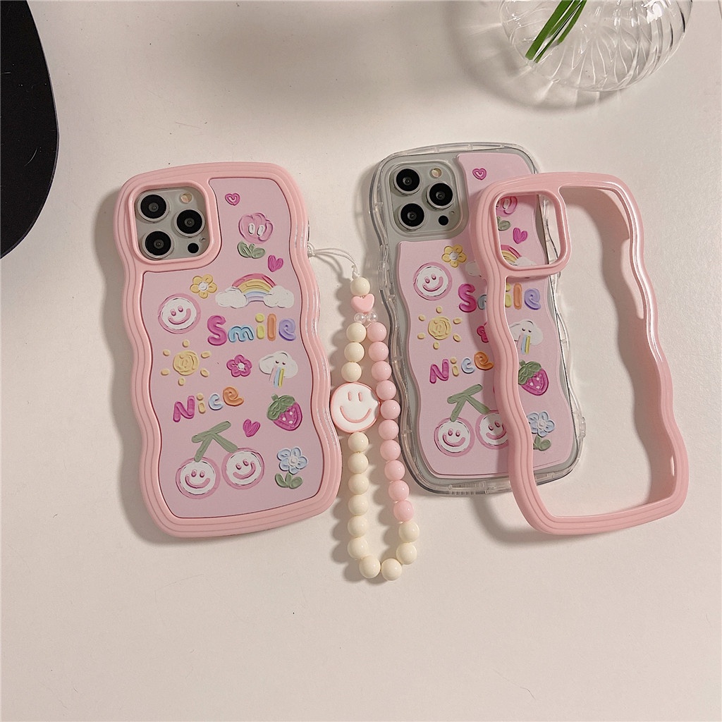 Ốp Điện Thoại Họa Tiết Cô Gái Cầu Vồng Dễ Thương Cho iPhone 13 12 11 X Xr Xs Pro Max SNSL9