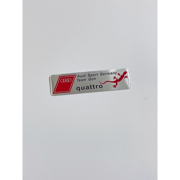 Tem nhôm dài TRD, BMW hãng xe oto cao cấp, có sẵn keo dán tiện dụng