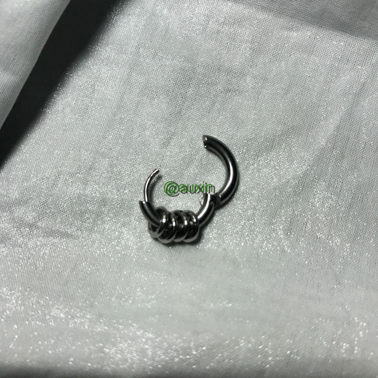 Bông tai thép titan đơn giản phong cách thời trang hàn quốc 23b182