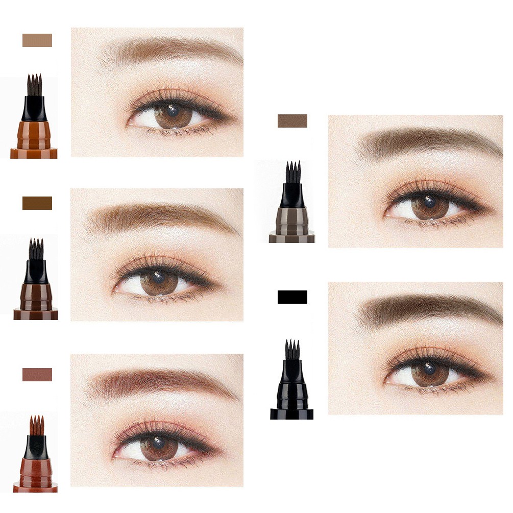 Bút Kẻ Chân Mày 3d 4 Màu Tùy Chọn Cao Cấp | BigBuy360 - bigbuy360.vn