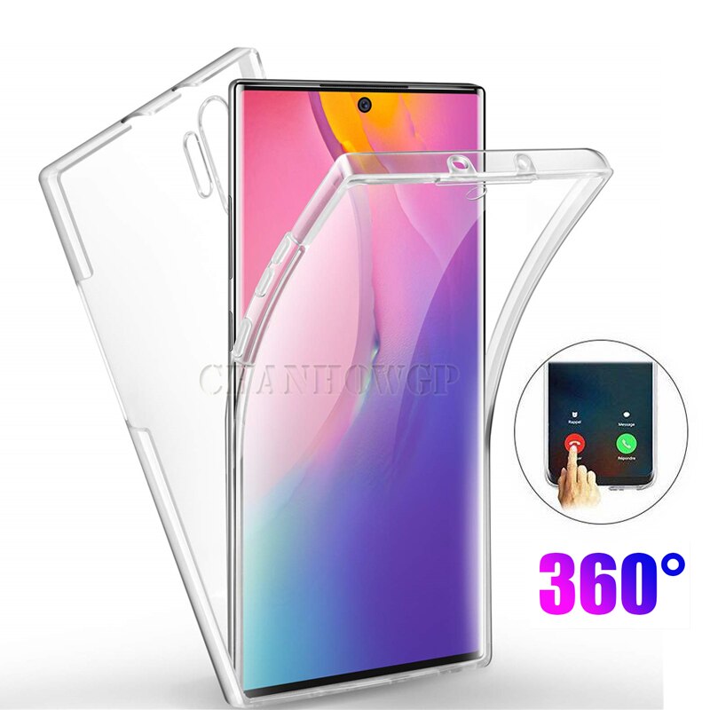 Clear 360 Soft Case For Samsung Galaxy A50 A30 A70 A20 A20E A10 A40 J4 J6 J8 A8 A7 2018 S7 edge S8 S9 S10E S10 Plus Full Cover