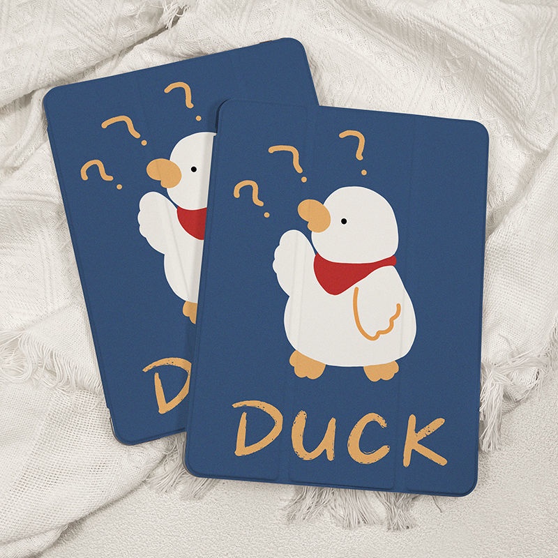 Ốp Máy Tính Bảng Chống Sốc Hình Vịt Dễ Thương Cho Ipad Mini 1/2/3/4/5/6 Air 1/2/3/4/5 Pro 10.5'' 11'' 2018 2020 2021 5/6th Gen Air 5