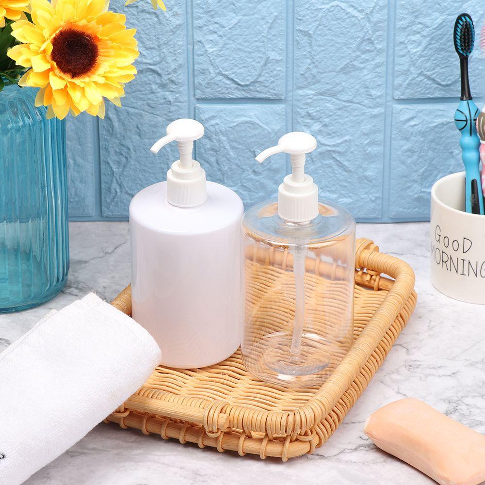 Bình Đựng Xà Phòng Rửa Tay Hình Tròn Màu Trong Suốt