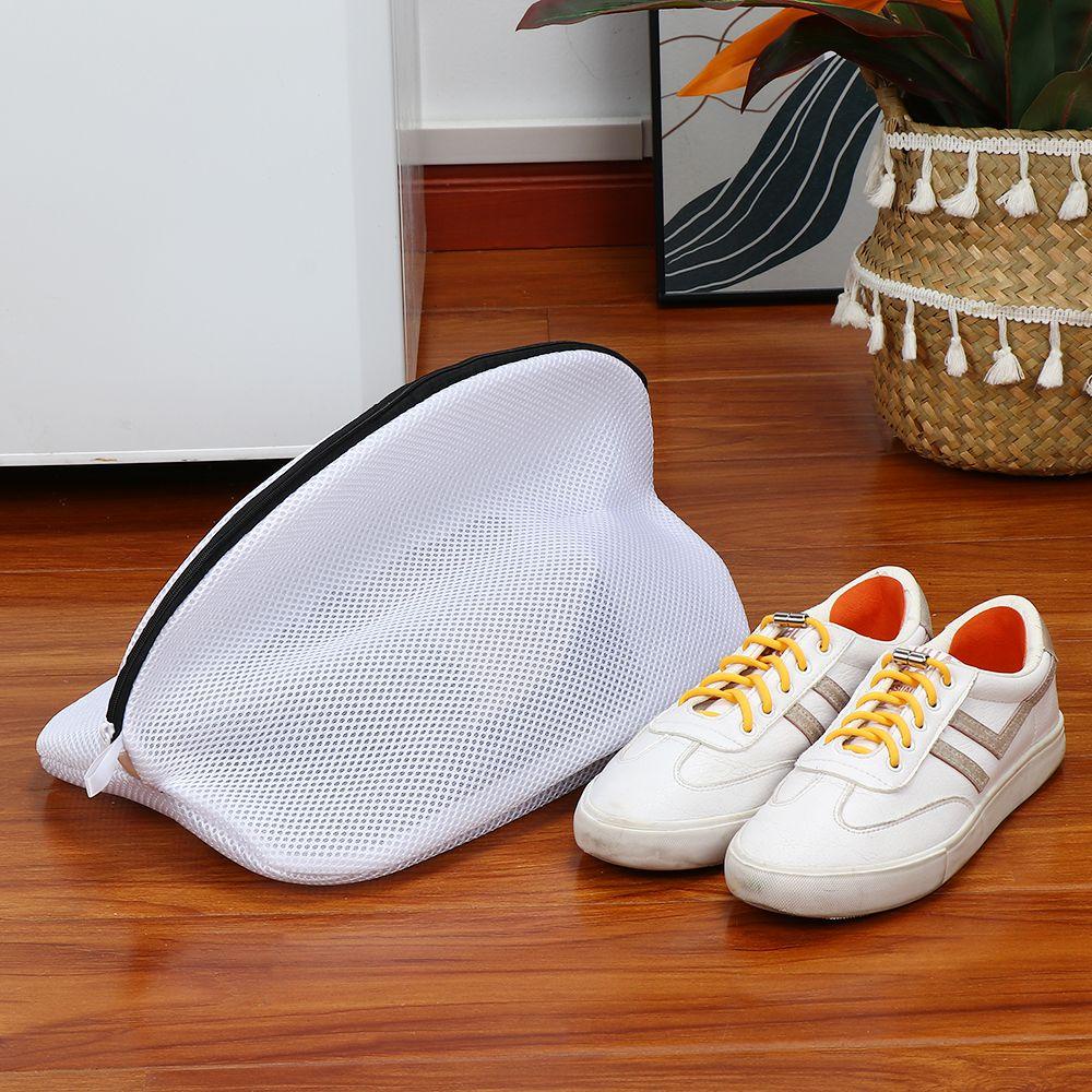 Bộ 2 Túi Lưới Giặt Giày / Đồ Lót Tiện Dụng Mang Đi Du Lịch