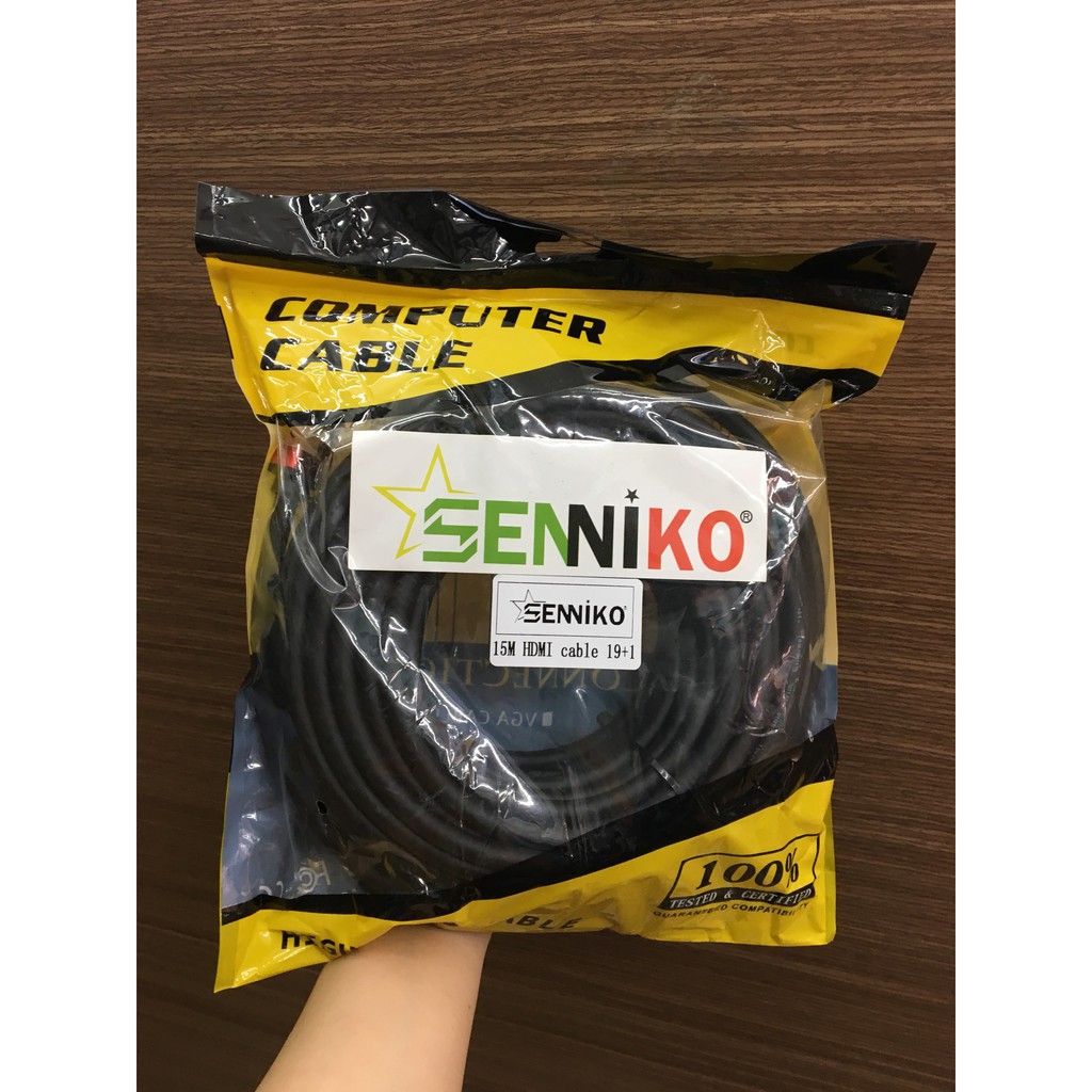 Dây HDMI SENNIKO 19+1 hỗ trợ 4K*2K - Dây 2 đầu HMDI hàng nhập khẩu đủ đồ dài từ 1,5m đến 30m chất lượng tốt giá hợp lí