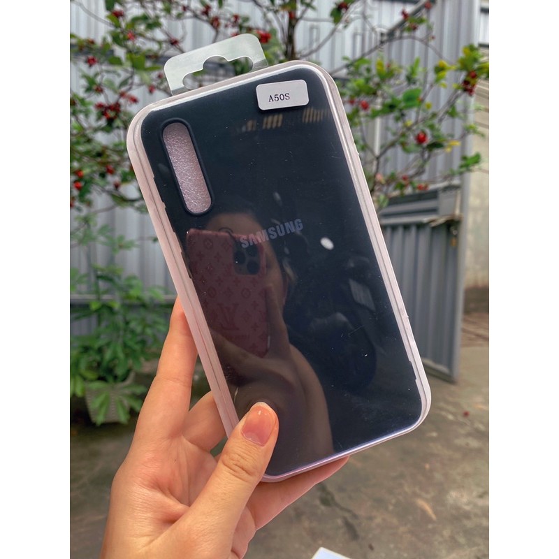 Ốp lưng samsung CHỐNG BẨN LOGO TÁO FULL VIỀN DÀNH CHO SAMSUNG A50S