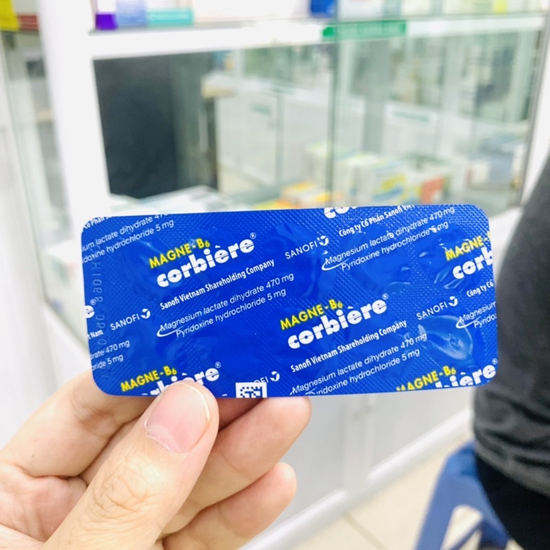 Viên Uống Magne B6 Corbiere Sanofi Bổ Sung Magnesi