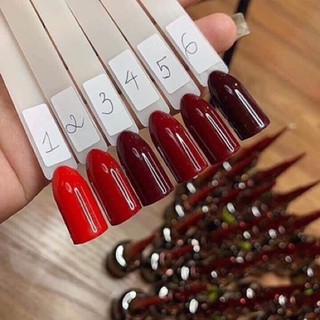 Sơn gel đỏ MXBON sét 6 màu
