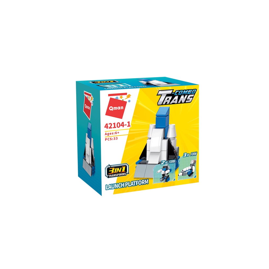 Đồ Chơi Lắp Ráp Xếp Hình 10in1 Qman 42104 Biệt Đội Biến Hình Dành Cho Bé Trai Trên 6 Tuổi
