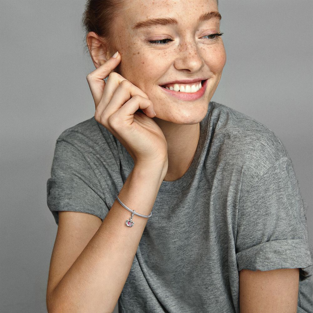 Mặt Trang Sức Hình Vương Miện Màu Hồng Xinh Xắn Tự Làm