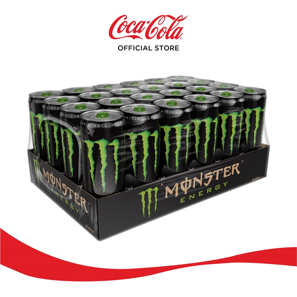 Lốc 24 Lon Nước Tăng Lực Monster Energy (355ml x 24)