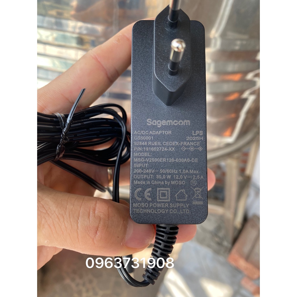 Cục nguồn 12V dùng cho đầu mobitv (an viên) chính hãng