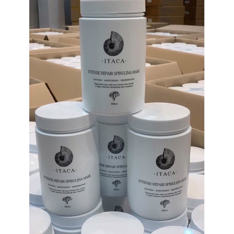 Mặt nạ tảo tươi itaca intense repair spirulina mask chính hãng