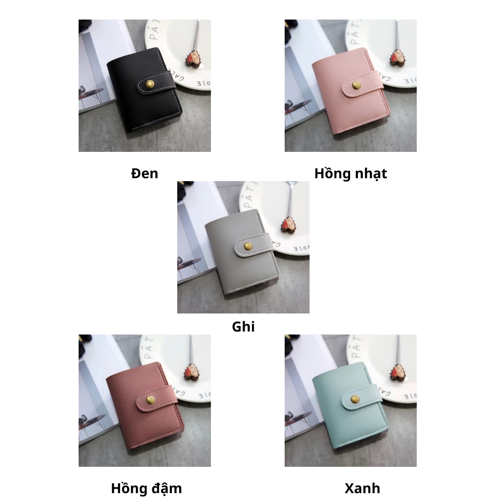 Ví nữ đẹp mini ngắn cầm tay nhỏ gọn dễ thương cute nhiều ngăn bỏ túi thời trang cao cấp giá rẻ VN04