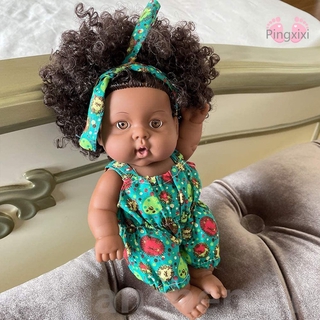 Búp Bê Em Bé Châu Phi Đáng Yêu 20cm