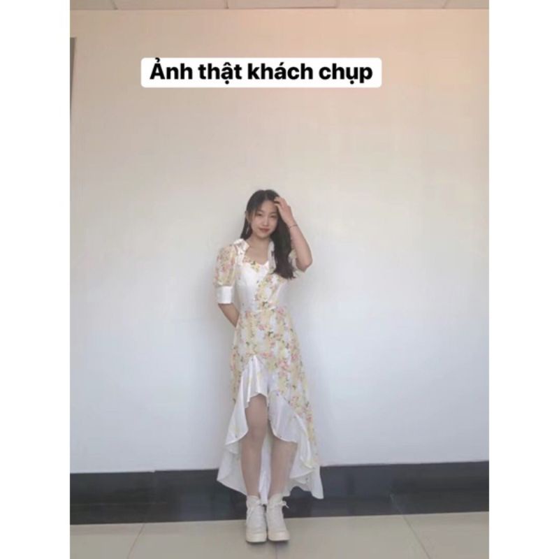 VÁY XẺ TÀ PHIÊN BẢN ROSE BACK PINK