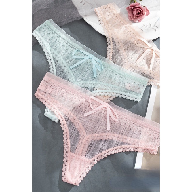 Quần Lót Nữ Lọt Khe - Quần Chíp Nữ Sexy Ren Mềm Mại [ 8067 ] | BigBuy360 - bigbuy360.vn