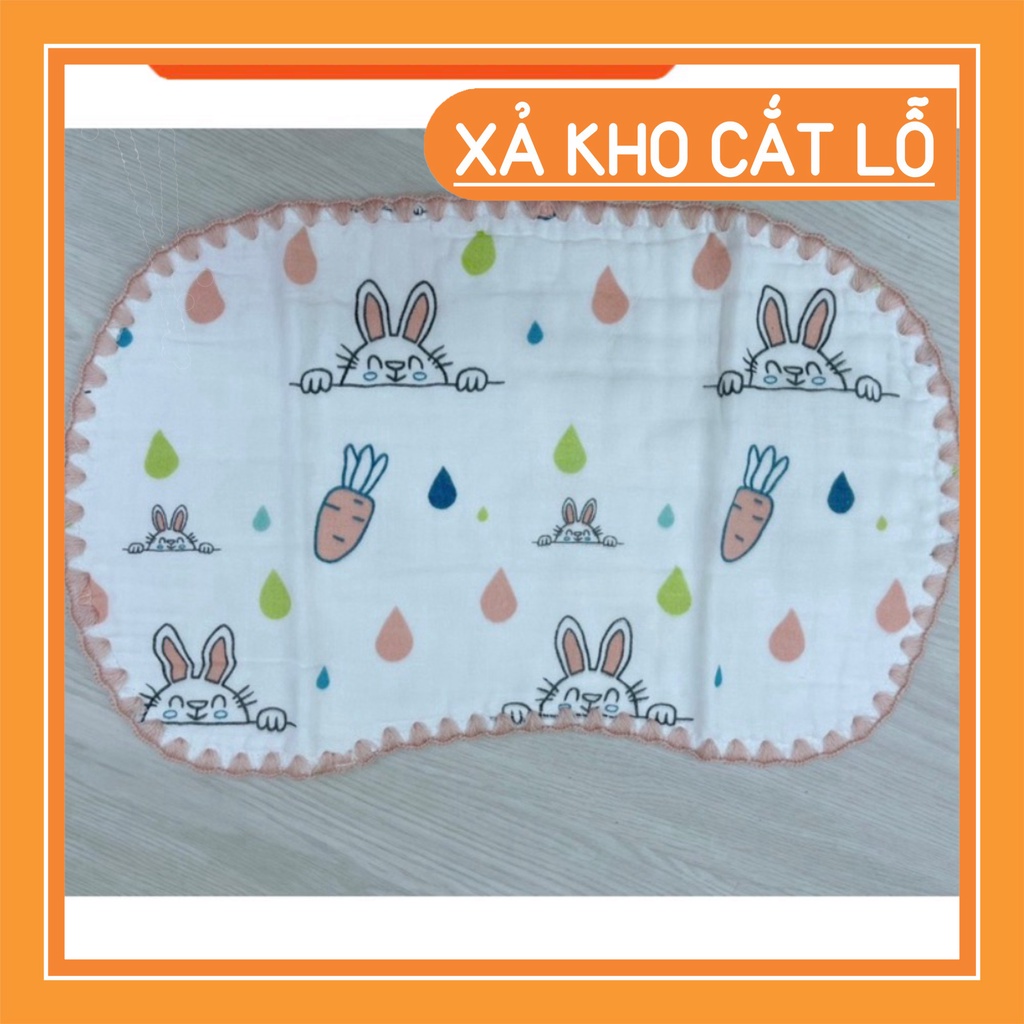 Gối xô nhăn sợi tre 10 lớp cho bé hàng cao cấp 25*40cm FLASH SALE