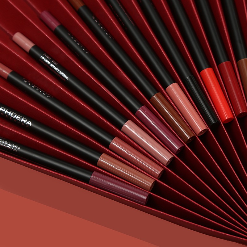 ❀Lipliner Set Chì Kẻ Viền Môi Và Son Môi Phoera 13 Màu Tùy Chọn Cao Cấp waterproof velvet ❀ | BigBuy360 - bigbuy360.vn