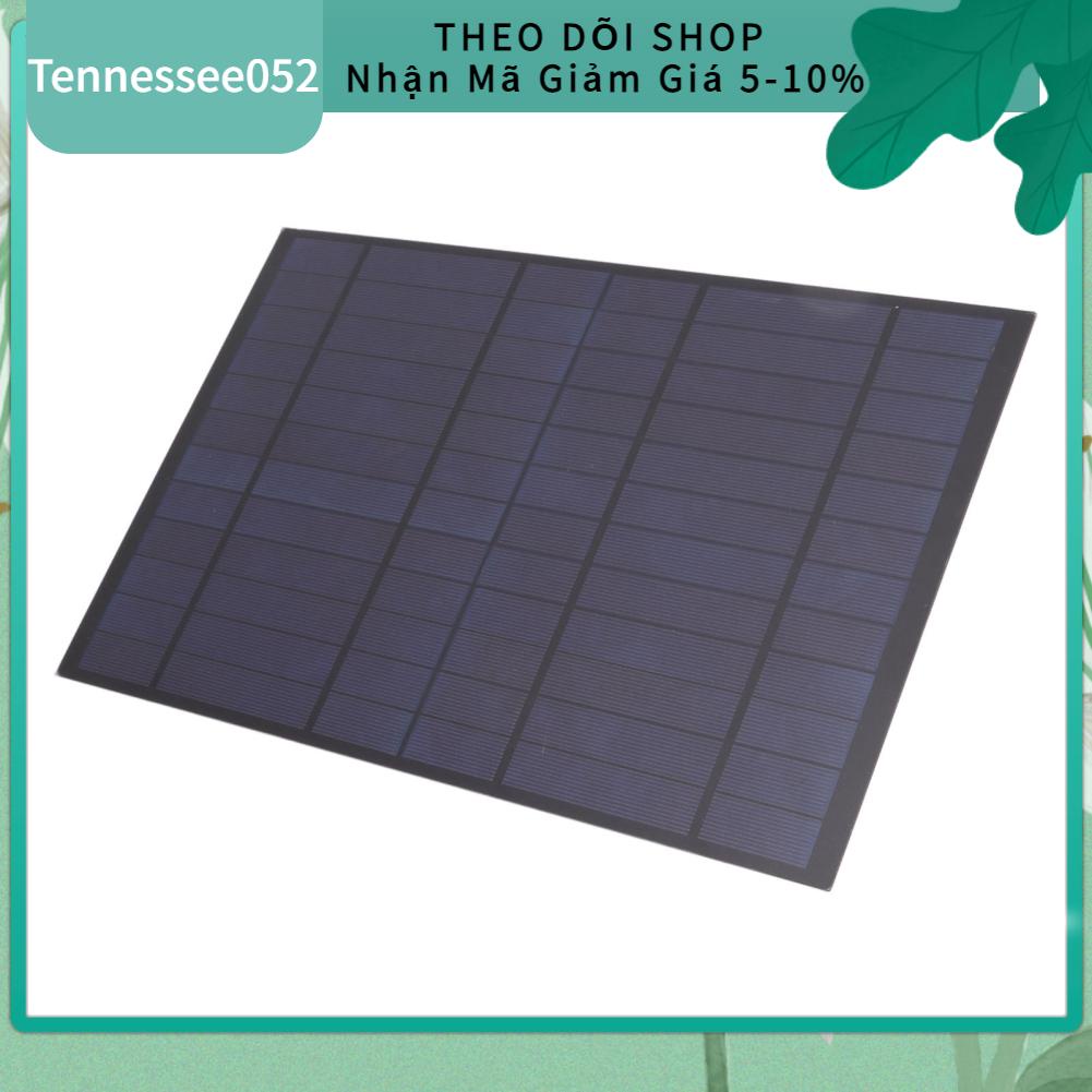 Tennessee052 Tấm pin mặt trời 6V 10W Silicon đa tinh thể 1660mA sạc năng lượng để cắm trại Đi bộ leo núi