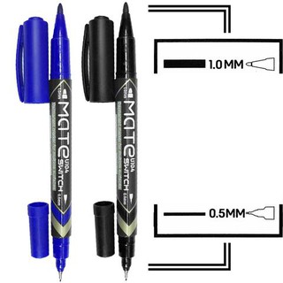 Bút dạ dầu 2 đầu Deli U10420