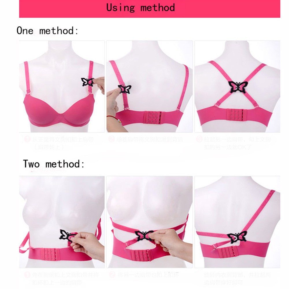 Set 2 kẹp móc điều chỉnh dây áo ngực tiện dụng | BigBuy360 - bigbuy360.vn