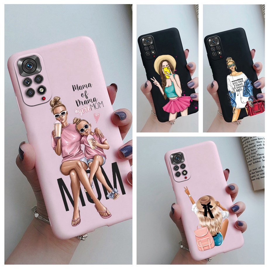 Ốp Điện Thoại Jelly Mềm Mặt Nhám Màu Kẹo Thời Trang Mùa Xuân Cho Redmi Note 11 Note11Pro 5G 4G 2022