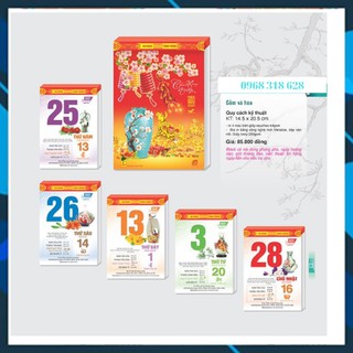 [ Rẻ vô địch]Lịch BLOC 2021 tân sửu kích cỡ 14,5x20,5