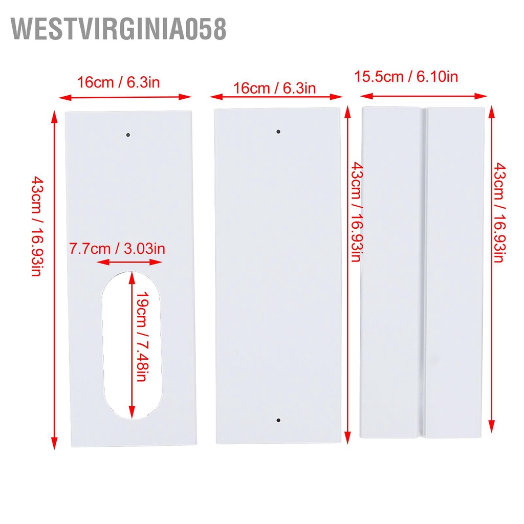 Westvirginia058 Bộ cửa sổ điều hòa không khí Ô nhiễm độc hại Phụ kiện miễn phí