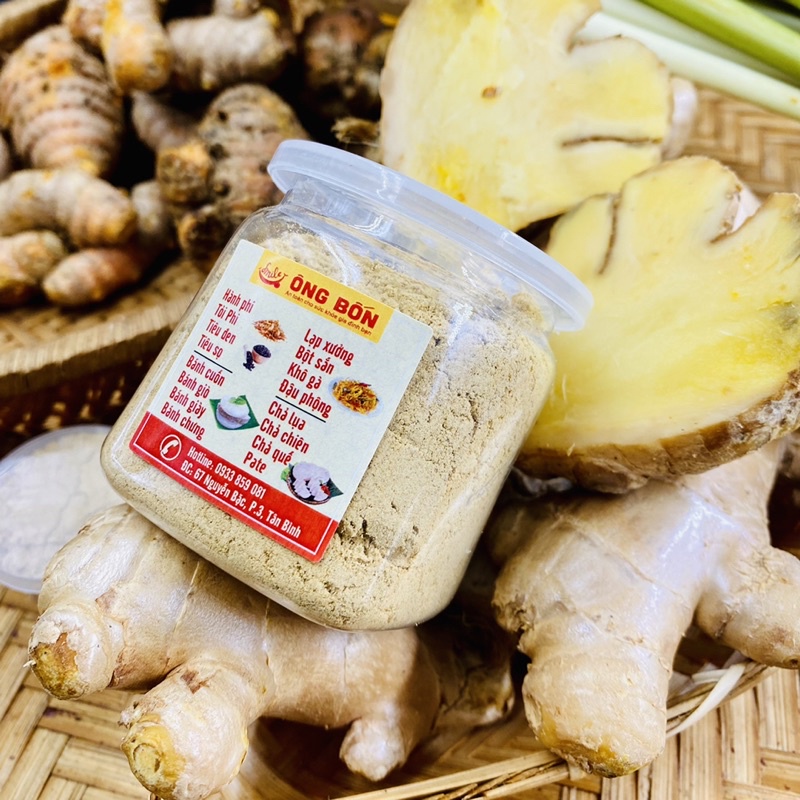 Bột Gừng Nguyên Chất 100% - Gia Vị ÔNG BỐN