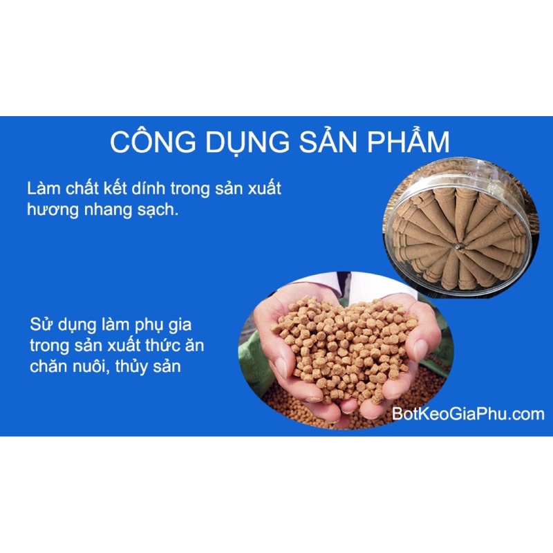 1kg bột keo bời lời làm nhang