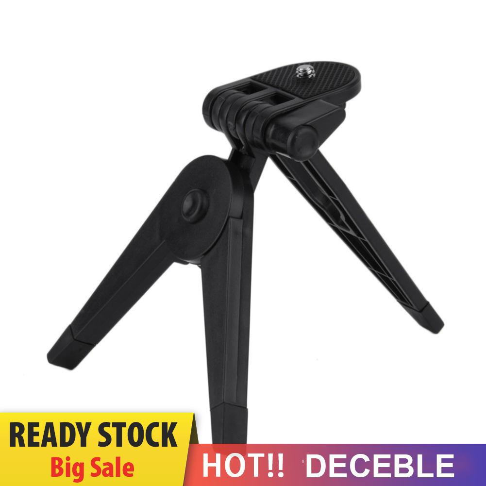 Deceble Portable Folding Plastic Tripod Stand Hand Grip for 1/4&quot; SLR Sport Camera