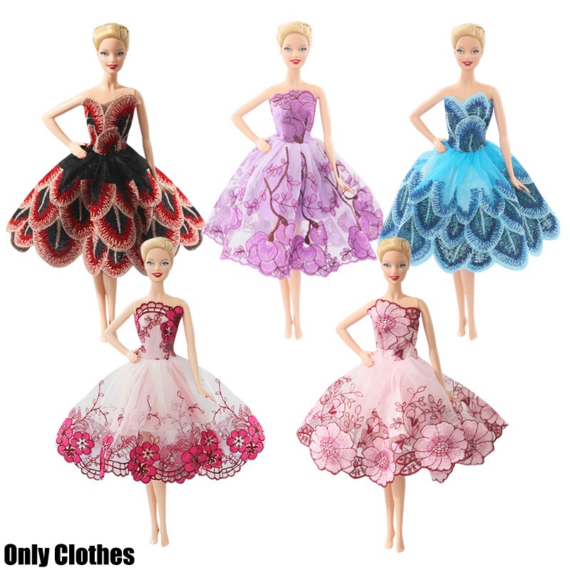 Đầm công chúa BJD30cm cho búp bê