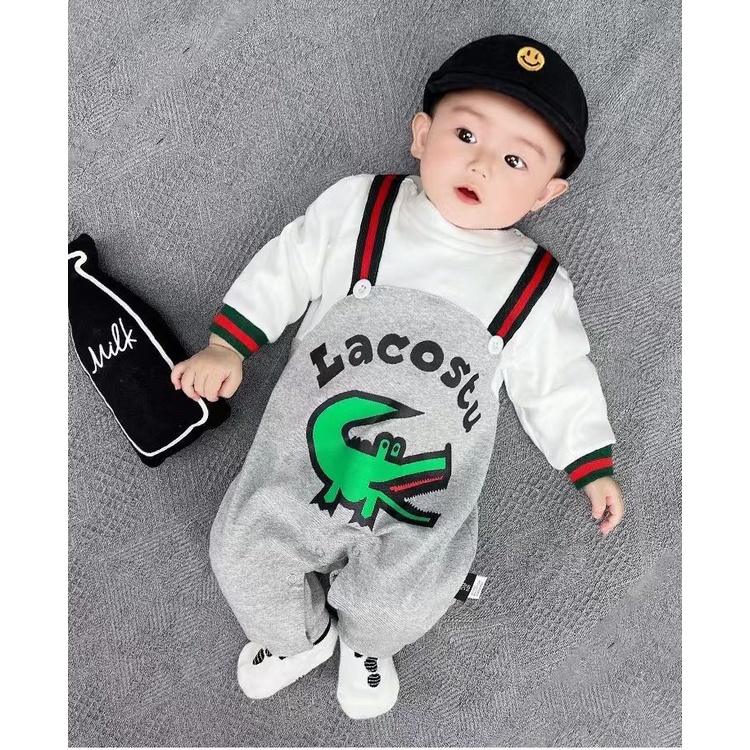 Áo Liền Quần Dài Tay Thời Trang Mùa Thu Mới Cho Bé Sơ Sinh