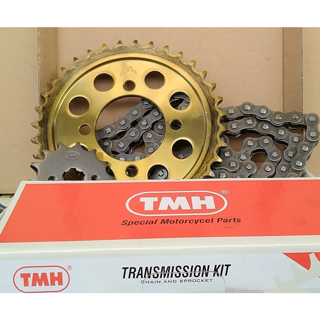 [NSD] Nhông Sên Dĩa TMH Thép Cứng Chuyên Dùng Cho HONDA Future, Wave, Dream (Thép 428, Sên 102 Mắc, Nhông 14T Dĩa 36T)