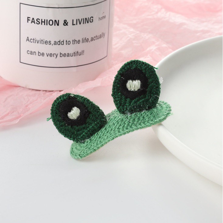 Kẹp tóc len 3d hình tai thú xinh xắn cho bé