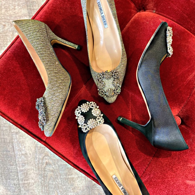 🌸BLINK HIGH HEELS💕 Giày cao gót đá vuông 🎀
