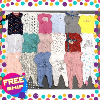 [HÀNG LOẠI 1]  Body ngủ, body liền tất dành cho bé trai bé gái 0-24m[NGẪU NHIÊN]