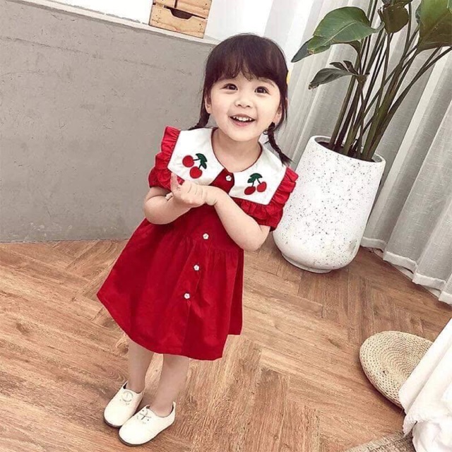 Váy cherry đỏ QCCC