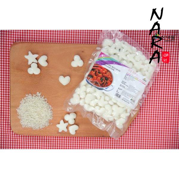 Bánh gạo hình sao hoa tim Hàn Quốc Sannadle 500G