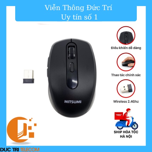 Chuột không dây Mitsumi W5656, Bảo hành 12 tháng chính hãng