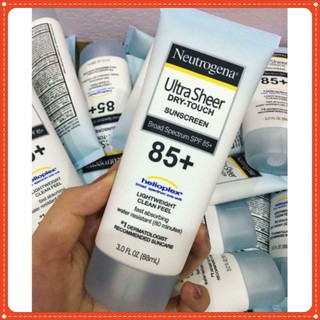 Kem Chống Nắng NEUTROGENA ULTRA SHEER DRY TOUCH 🍄🍄FREESHIP🍄🍄 Giảm 15K cho đơn từ 250K nhập mã [Ultra Sheer SPF 85+]