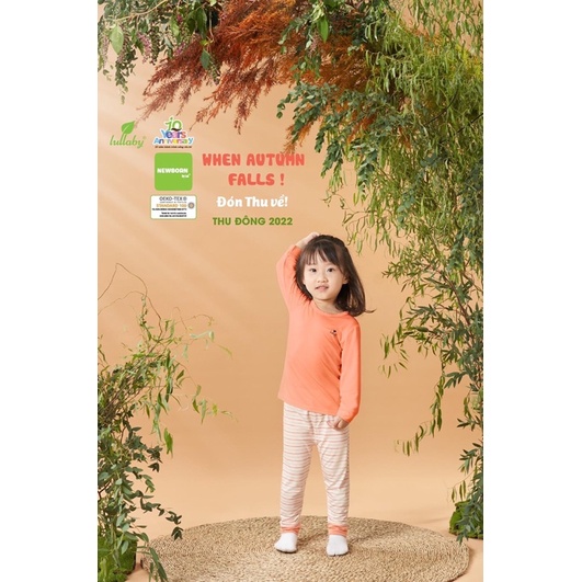 [ LULLABY 2022 ] Bộ dài tay Bé Gái/ Bé Trai chất liệu Bambo (9m-4y)