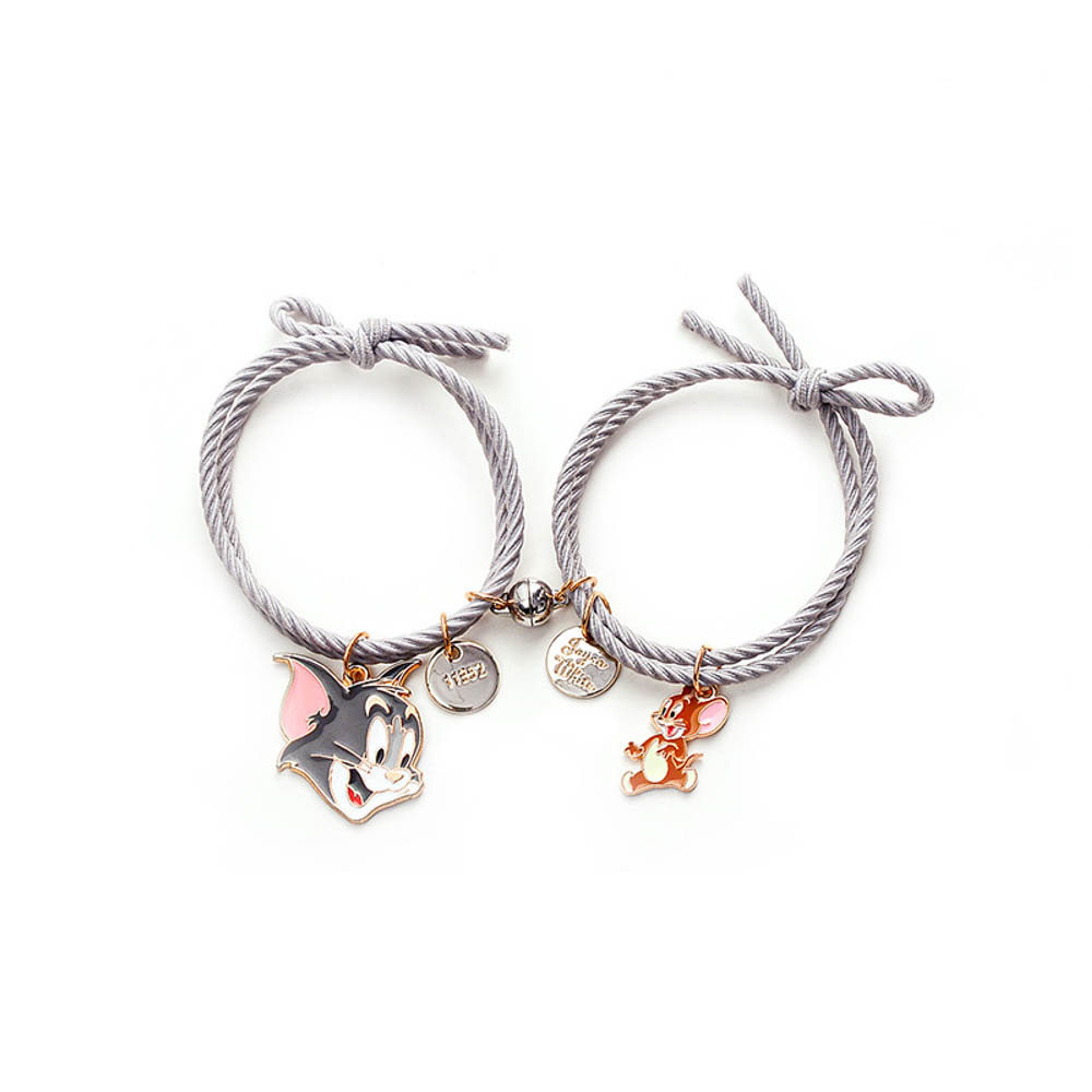 Set vòng tay nam châm dễ thương cho cặp đôi