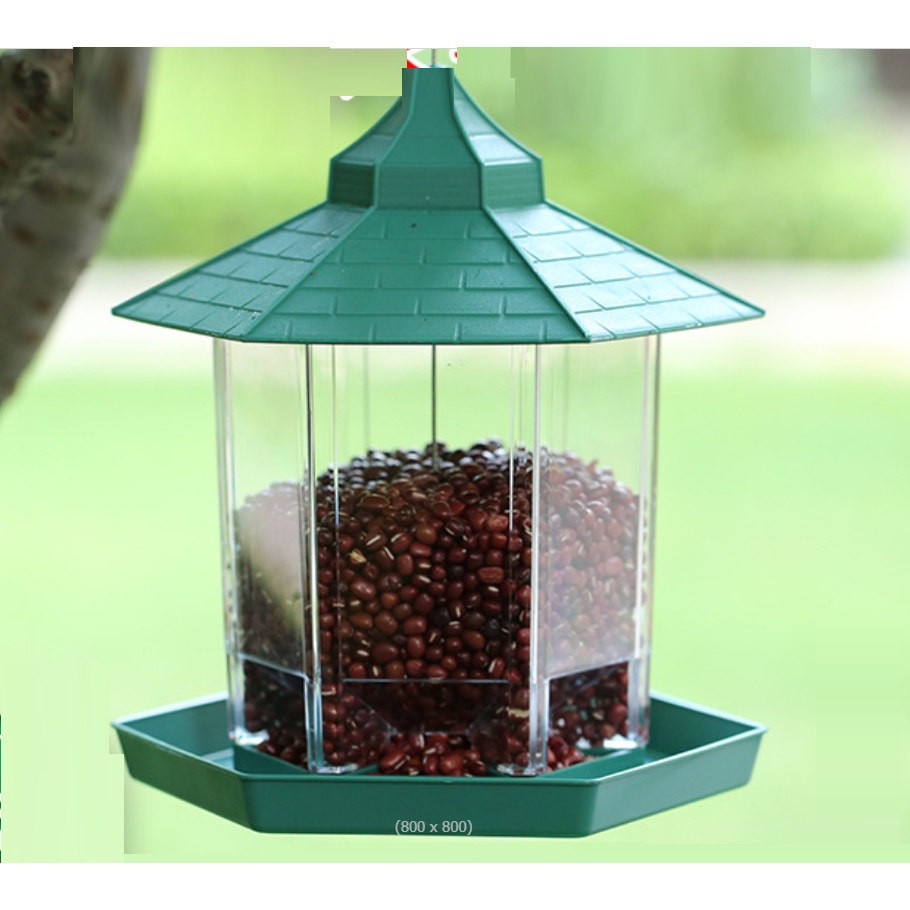 MÁNG ĂN LỤC GIÁC 12*12*14 NHẬP KHẨU, TỰ ĐỘNG DÀNH CHO CHIM CẢNH  màu ngẫu nhiên theo kho của Shop