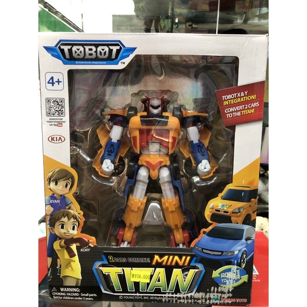 Đồ Chơi Lắp Ráp Robot Biến Hình Tobot mini Titan Chính Hãng