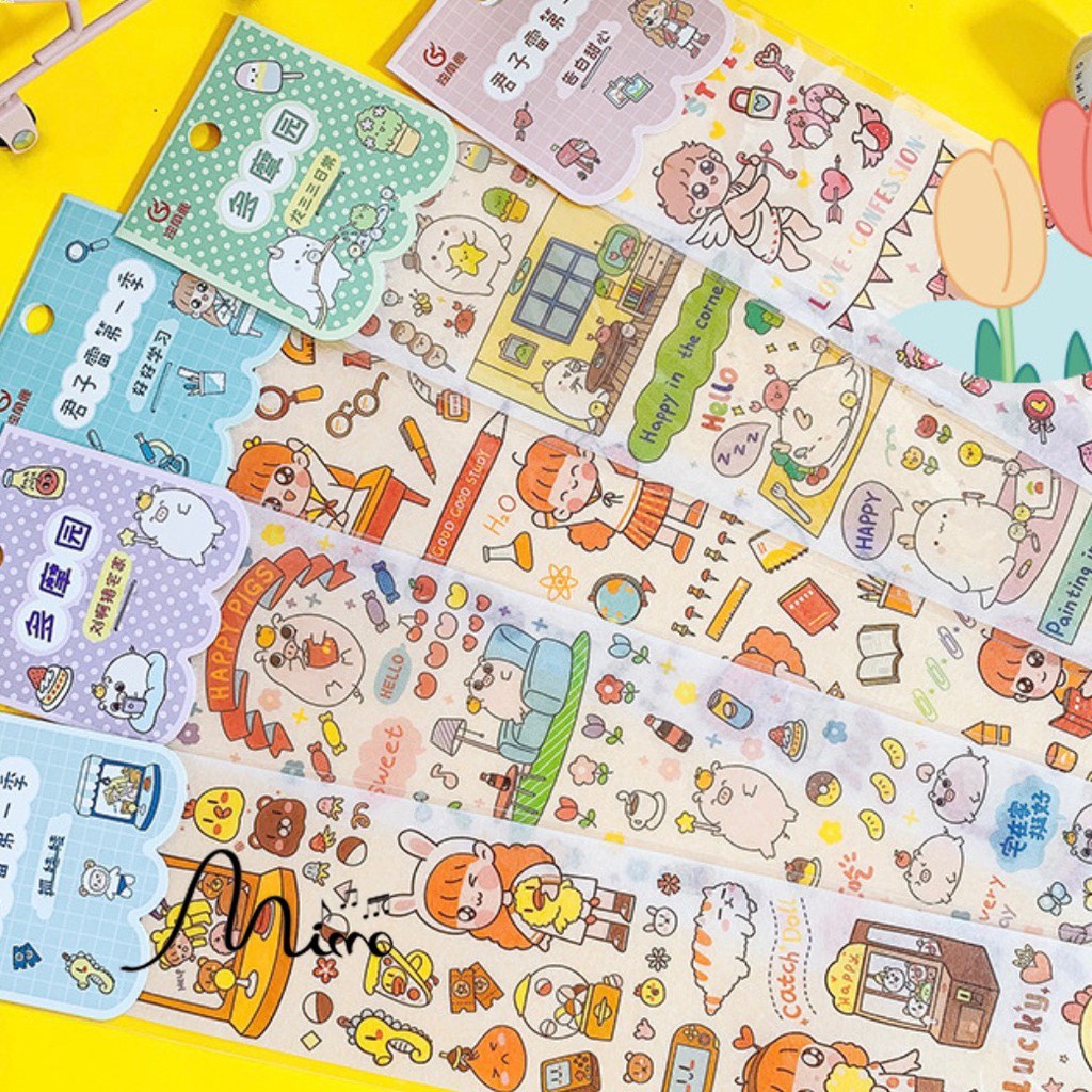 Sticker Trang Trí Hoạ Tiết Nhỏ Nhiều Mẫu Ngẫu Nhiên