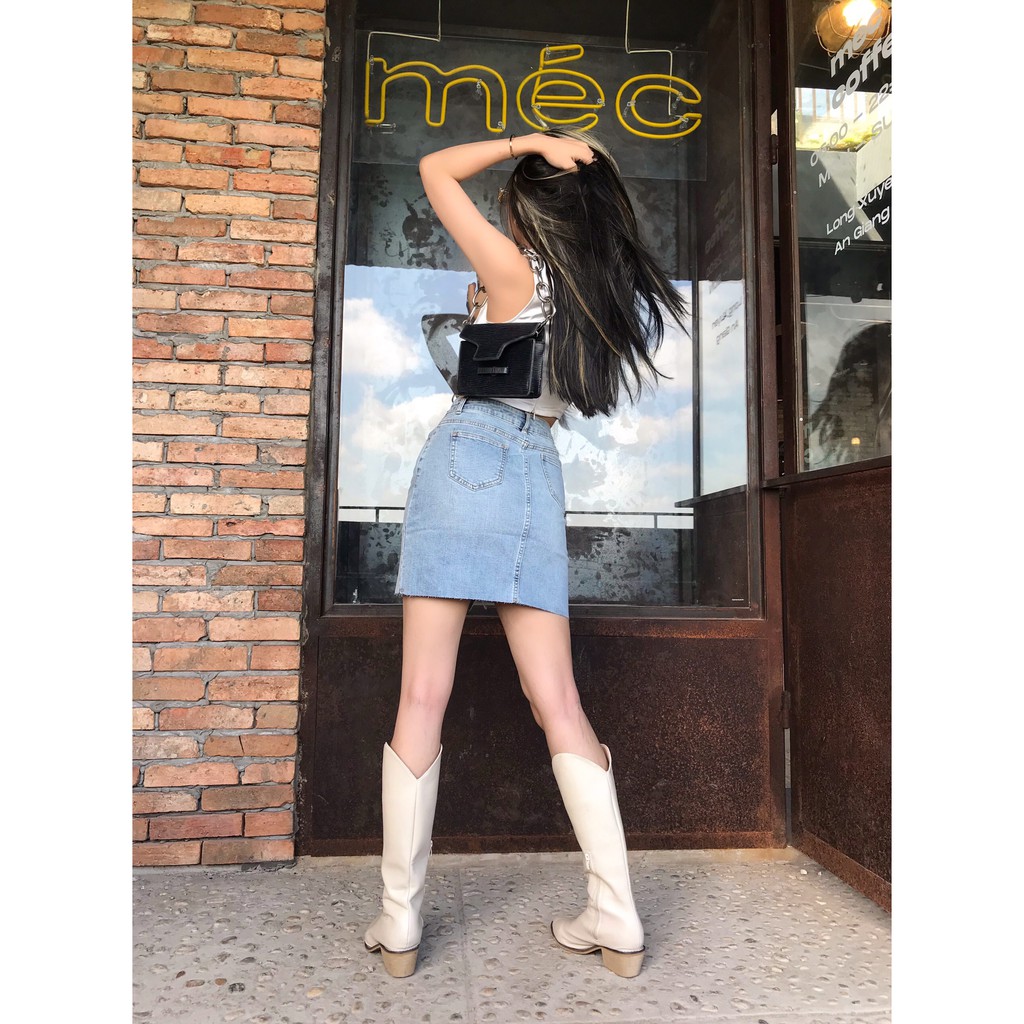 Váy rách lai vuông 20decemberjeans mã 9433 | BigBuy360 - bigbuy360.vn