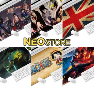 Tấm lót chuột giá rẻ manga khổ lớn 70 x 30cm, bàn di chuột chơi game nhiều mẫu